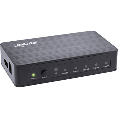 InLine® HDMI Switch, 5-fach, 4K2K@60Hz, HDCP 2.2